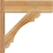 Ekena Millwork Olympic Block Rough Sawn Outlooker, Western Red Cedar, 8"W x 26"D x 26"H OUT08X26X26OLY05RWR - alternate 3